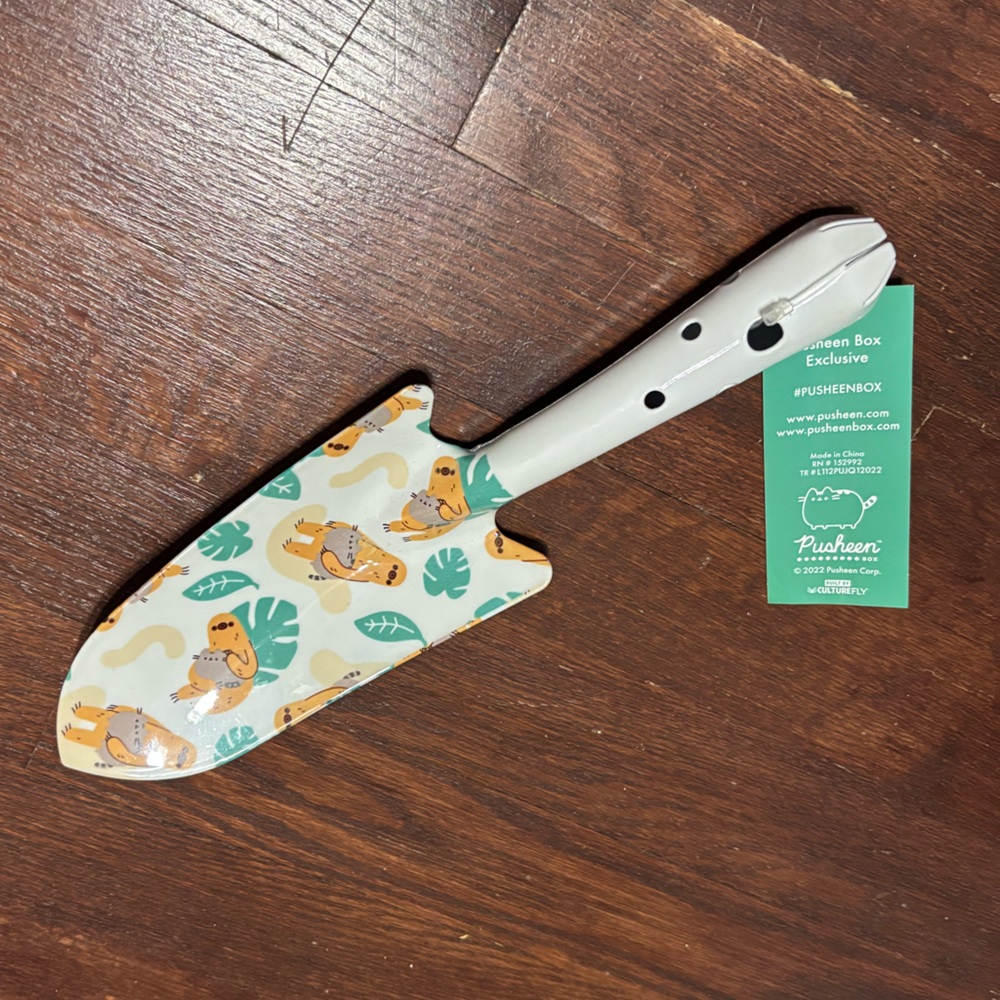 Pusheen Cat Patterned Garden Trowel